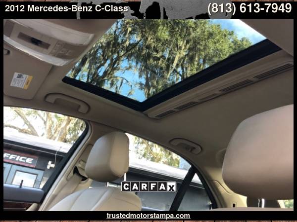 2012 MERCEDES BENZ C-250 SPORT SEDAN with Pwr windows w/1-touch... for sale in TAMPA, FL – photo 19