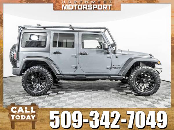Lifted 2014 *Jeep Wrangler* Unlimited Sport 4x4 for sale in Spokane Valley, WA – photo 4