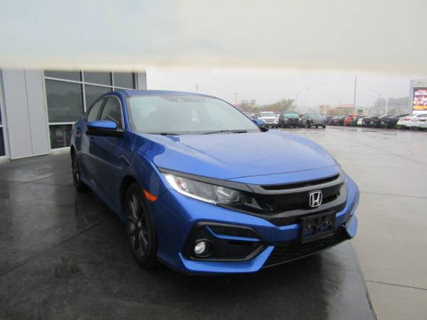 2020 *Honda* *Civic Hatchback* *EX-L CVT* Aegean Blu - cars & trucks... for sale in Omaha, NE – photo 9