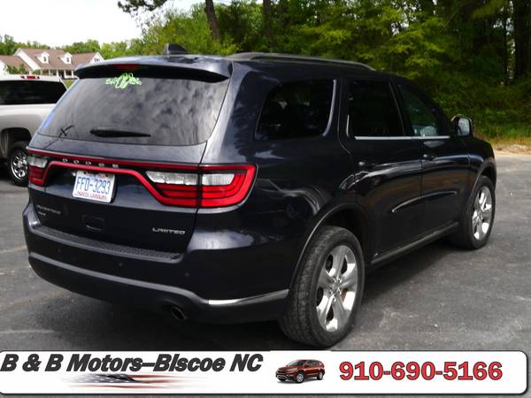 2014 Dodge Durango AWD, Limited, High End Sport Luxury Utility, 3 6 for sale in Biscoe, NC – photo 5