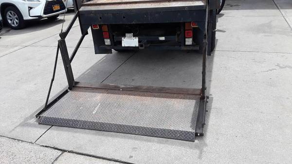 2006 chevy flatbed stake bed rack body with liftgate for sale in Elmont, NY – photo 8