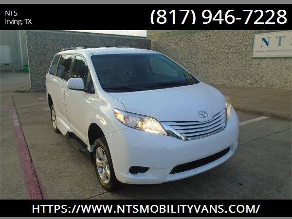 2017 TOYOTA SIENNA MOBILITY HANDICAPPED WHEELCHAIR POWER RAMP VAN for sale in Irving, TN – photo 3