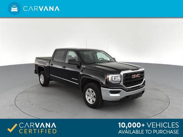 2018 GMC Sierra 1500 Crew Cab Pickup 4D 5 3/4 ft pickup Black - for sale in Springfield, MA – photo 9
