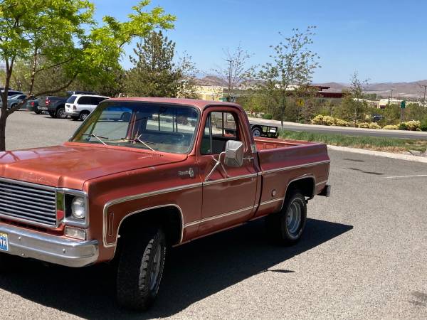 1977 C10 cheve short bed 4x4 VA 400 small block - - by for sale in Reno, NV – photo 5