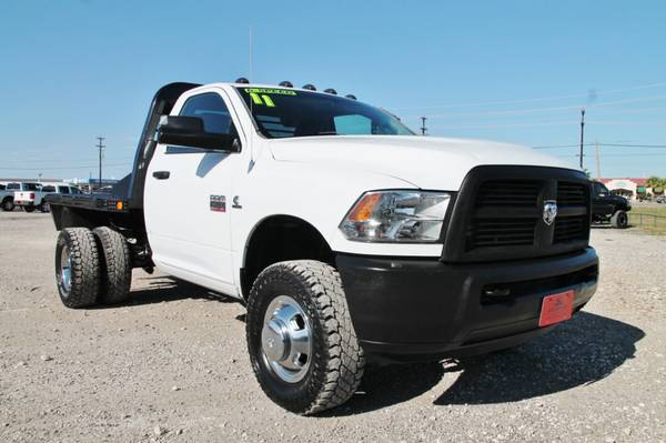 2011 RAM 3500 SLT 6 SPEED CUMMINS*FLATBED*COOPER... for sale in Liberty Hill, IL – photo 15