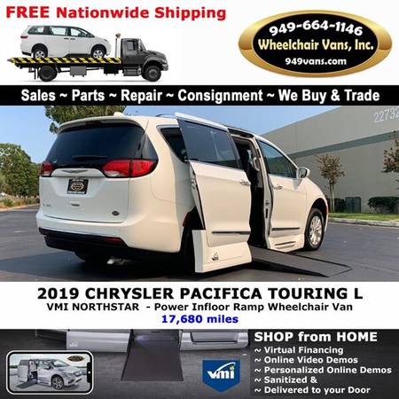 2019 Chrysler Pacifica Touring L Wheelchair Van VMI Northstar - Pow... for sale in LAGUNA HILLS, NV – photo 4
