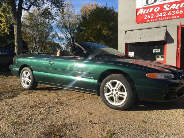 1996 Chrysler Sebring Convertible 40,600 Miles - cars & trucks - by... for sale in Avalon, WI