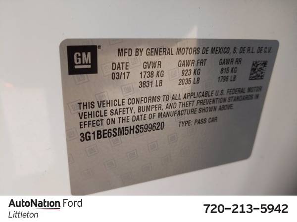 2017 Chevrolet Cruze LT SKU:HS599620 Hatchback - cars & trucks - by... for sale in Littleton, CO – photo 24