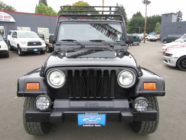 2000 Jeep Wrangler 2dr Sahara *BLACK* 4.0 6CLY HARDTOP 139K - cars &... for sale in Milwaukie, OR – photo 4