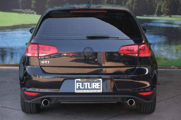 2017 VW Volkswagen Golf GTI S hatchback Deep Black Pearl - cars & for sale in Glendale, CA – photo 5