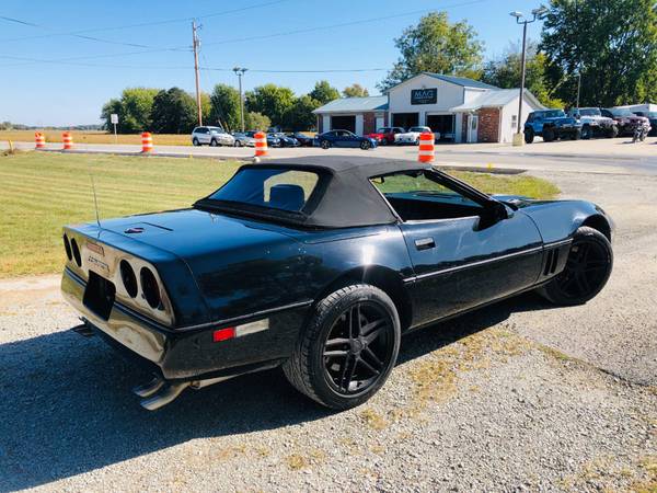 1989 *Chevrolet* *Corvette* *2dr Convertible* BLACK for sale in Cicero, IN – photo 7