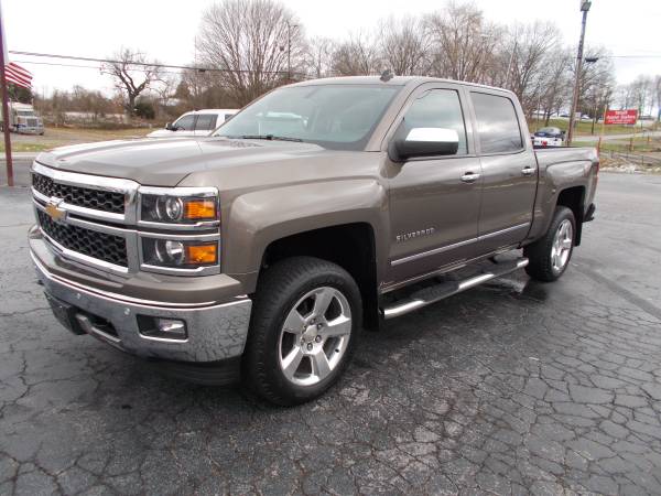 2014 Chevy Silverado Crew Cab 4x4 LTZ - cars & trucks - by dealer -... for sale in Columbia, KY – photo 2