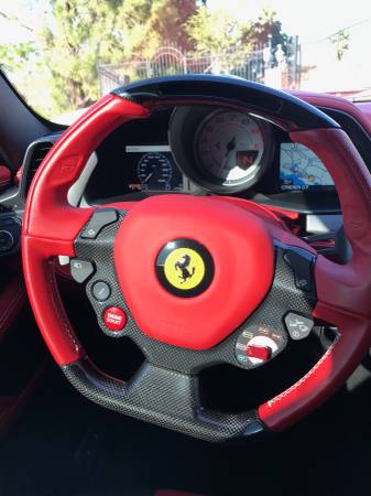 2014 Ferrari 458 Italia White/Red Perfect Condition ! 4300 Miles -... for sale in Los Gatos, CA – photo 14