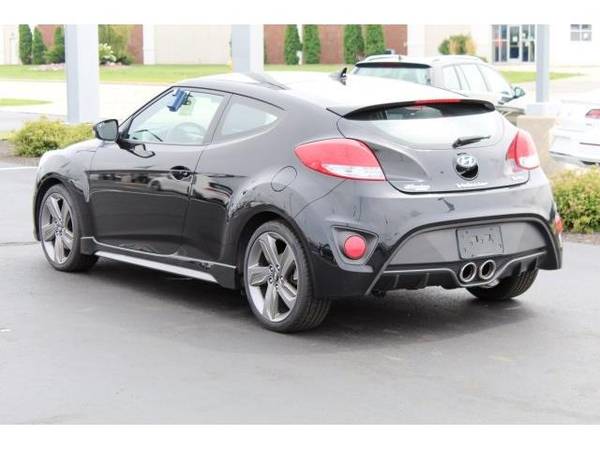 2015 Hyundai Veloster coupe Turbo - Hyundai Ultra Black Pearl for sale in Green Bay, WI – photo 5