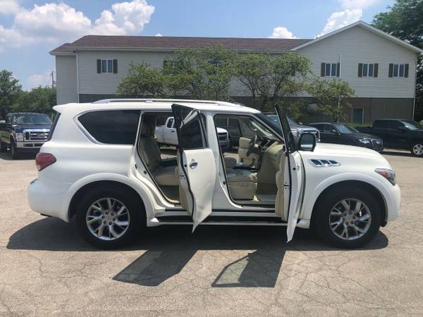 2012 INFINITI QX56 White BIG SAVINGS! - cars & trucks - by dealer -... for sale in Canfield, OH – photo 10