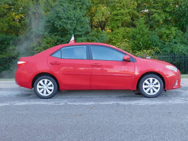 2016 *Toyota* *Corolla* *4dr Sedan CVT LE* RED for sale in Fayetteville, AR – photo 2
