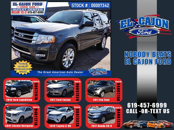 2017 Ford Expedition Limited SUV-EZ FINANCING-LOW DOWN! - cars &... for sale in Santee, CA – photo 19