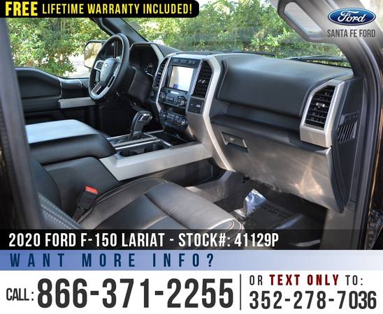 2020 Ford F150 Lariat Ecoboost Engine, SYNC, Leather Seats for sale in Alachua, AL – photo 19