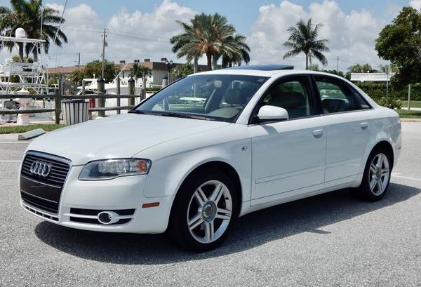2007 AUDI A4 2.0L TURBO AUTO WHITE ON BEIGE CLEAN TITLE LOW MILES NICE for sale in LAKE PATK, FL – photo 8