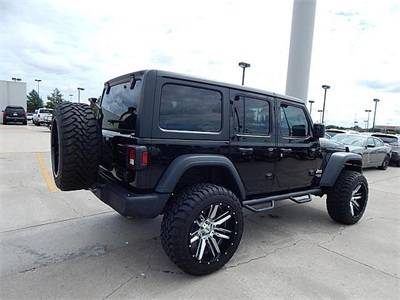 2018 JEEP WRANGLER UNLIMITED SPORT- LIFTED RIMS AND TIRES!! ONLY 4K MI for sale in Norman, TX – photo 4