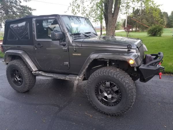 2017 jeep jk 2 dr freedom edition. Teraflexed for sale in Thomson, IA – photo 8