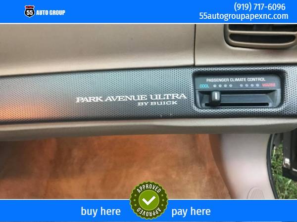 2000 Buick Park Avenue 4dr Sdn Ultra - cars & trucks - by dealer -... for sale in Apex, NC – photo 8