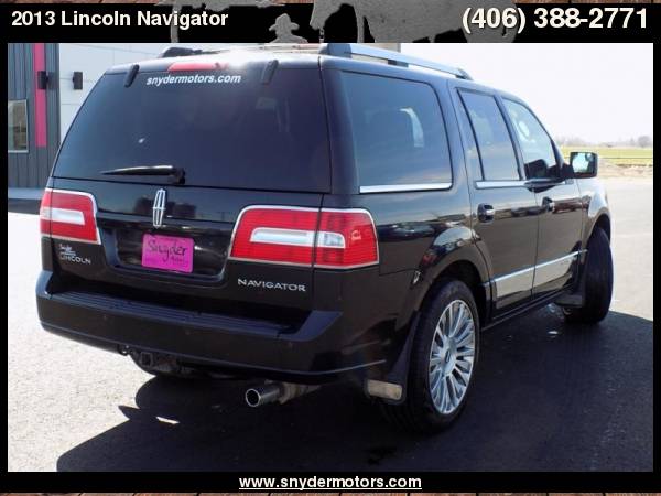 2013 Lincoln Navigator, clean, 4x4, leather, moon, DVD for sale in Belgrade, MT – photo 5