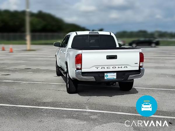 2017 Toyota Tacoma Double Cab SR5 Pickup 4D 5 ft pickup White - -... for sale in largo, FL – photo 8