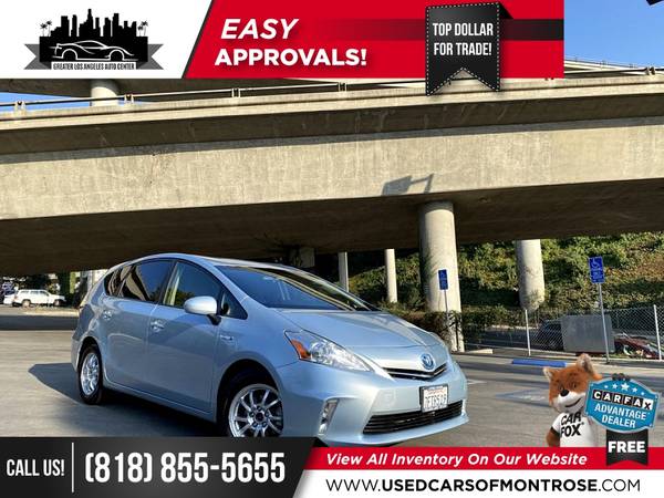2014 Toyota Prius v Five FOR ONLY $235/mo! - cars & trucks - by... for sale in montrose, CA – photo 3