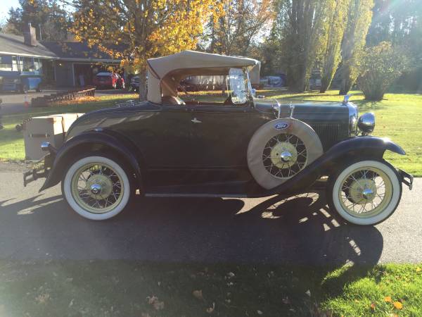 1931 Ford Model A Deluxe Roadster - cars & trucks - by owner -... for sale in Poulsbo, WA – photo 4