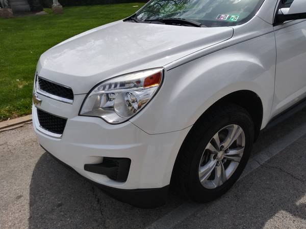 2015 Chevy Equinox LT white 1 own 65k m back camera for sale in Elkins Park, PA – photo 2