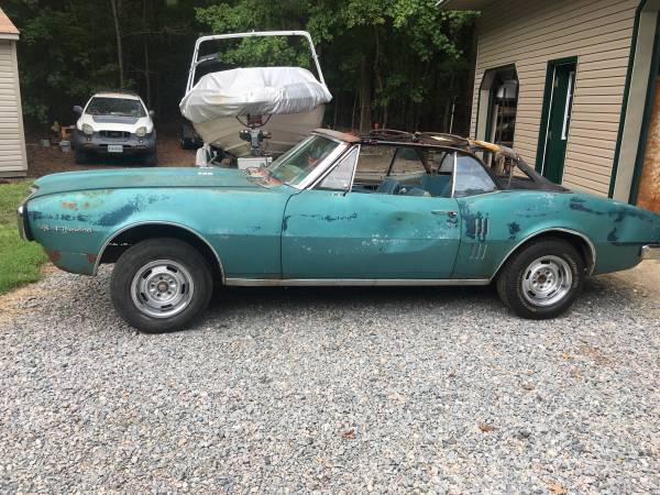 1967 firebird convertible - cars & trucks - by owner - vehicle... for sale in Carrollton, VA – photo 3