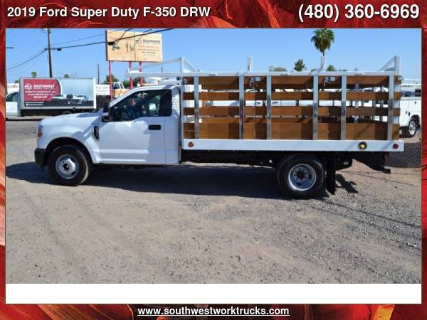 2019 Ford Super Duty F-350 DRW F-350 XL 12 Foot Flat Bed with Rack -... for sale in mesa, TX – photo 3