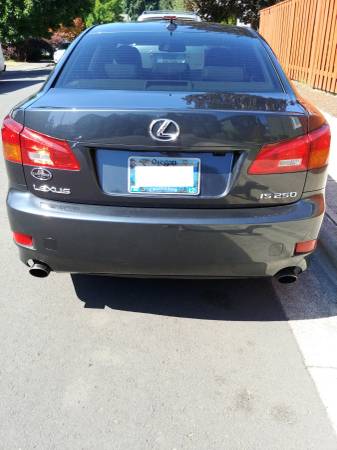 2008 Lexus IS250 RWD great condition - 102K miles - CarFax for sale in Beaverton, OR – photo 7