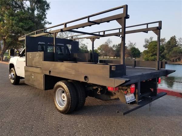 2013 GMC 3500 flat bed with heavy duty ladder rack,12 foot bed , -... for sale in Santa Ana, CA – photo 7