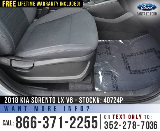 *** 2018 KIA SORENTO LX SUV *** Cruise Control - SIRIUS - Bluetooth... for sale in Alachua, GA – photo 20