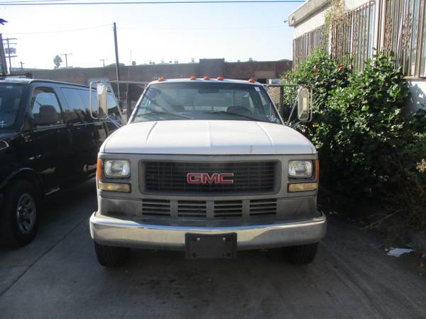 2000 GMC SIERRA 3500 CHEVY SILVERDO 12' FLAT STAKE BED TRUCK 46K... for sale in GARDENA, AZ – photo 2