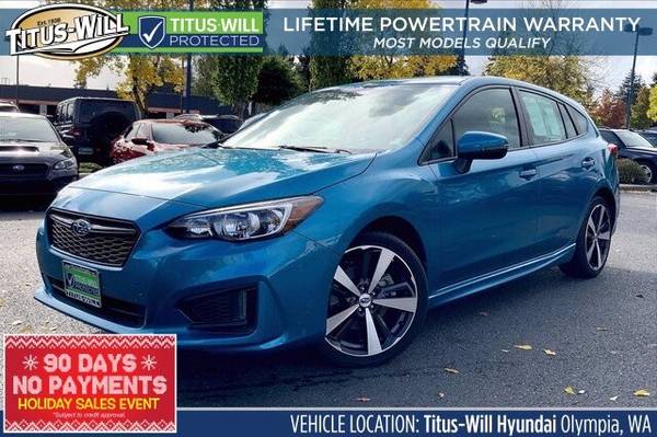 2018 Subaru Impreza AWD All Wheel Drive Sport Hatchback - cars &... for sale in Olympia, WA – photo 12