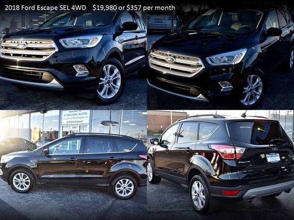 2018 Ford Escape Titanium FOR ONLY $366/mo! - cars & trucks - by... for sale in WAUKEGAN, IL – photo 14