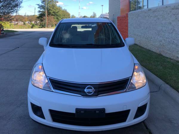 White-2012 Nissan Versa S-Automatic-78k-One owner-4cyl - cars &... for sale in Raleigh, NC – photo 4