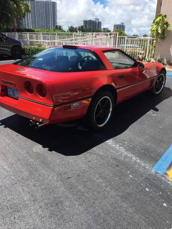 1987 Red Corvette - cars & trucks - by owner - vehicle automotive sale for sale in HALLANDALE BEACH, FL – photo 3