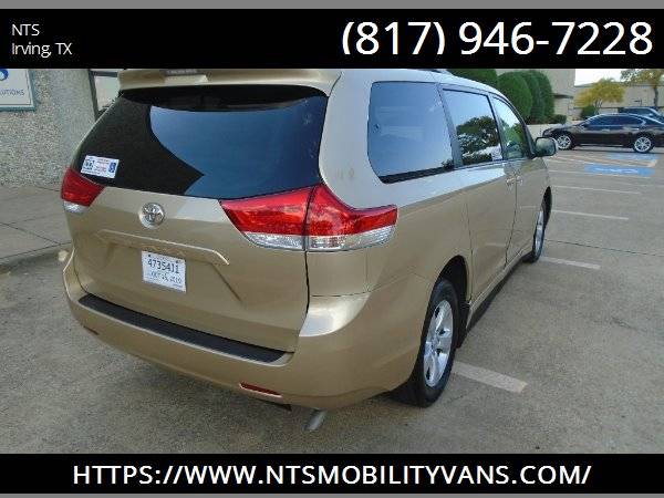 2012 TOYOTA SIENNA MOBILITY HANDICAPPED WHEELCHAIR POWER RAMP VAN for sale in Irving, LA – photo 8