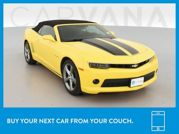 2014 Chevy Chevrolet Camaro LT Convertible 2D Convertible Yellow for sale in LAWTON, OK – photo 12