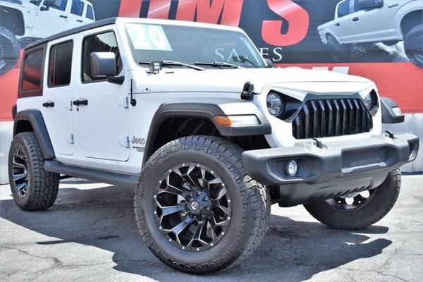 2020 Jeep Wrangler Unlimited 4x4 4WD Sport S 20 FUEL Wheels 35 RDR for sale in HARBOR CITY, CA – photo 3