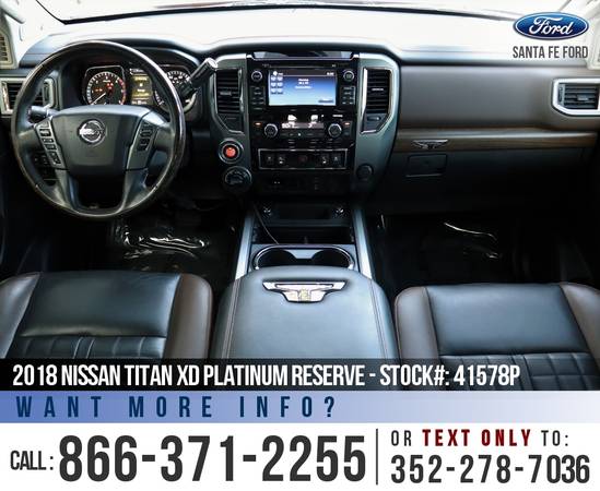 2018 NISSAN TITAN XD PLATINUM RESERVE Leather Seats, Diesel for sale in Alachua, FL – photo 14