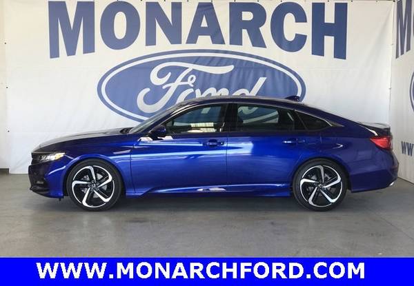 2019 *Honda* *Accord Sedan* *Sport 1.5T CVT* BLUE for sale in EXETER, CA – photo 3