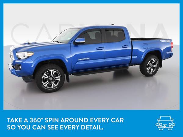 2017 Toyota Tacoma Double Cab TRD Sport Pickup 4D 6 ft pickup Blue for sale in Jackson, MI – photo 3