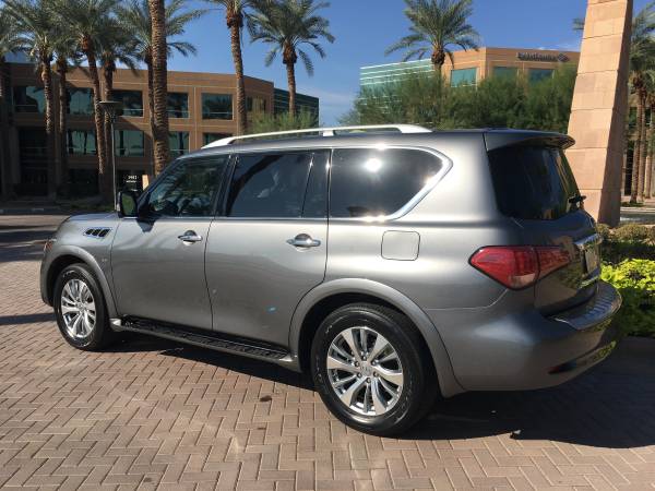 2015 Infiniti QX80 AWD 4wd Luxury SUV Low Miles Showroom Condition -... for sale in Scottsdale, AZ – photo 2