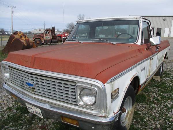 1971 Chevrolet 1/2 ton Long Bed PU - cars & trucks - by dealer -... for sale in Krebs, OK, OK – photo 3