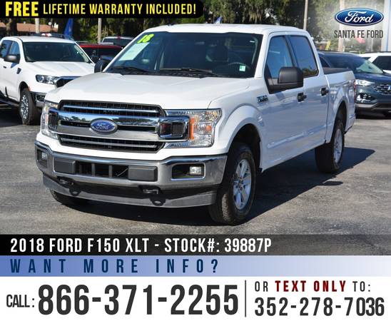 2018 FORD F150 XLT 4WD *** Ecoboost Engine, SYNC, Camera *** for sale in Alachua, FL – photo 3